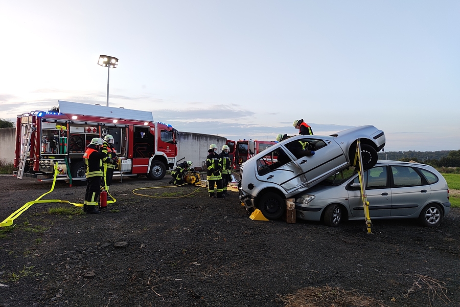 Übung Freiwillige Feuerwehr Romrod (08-2021)