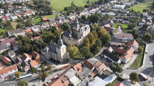 Luftaufnahme Romrod (Foto: Daniel Schäfer, 2021)