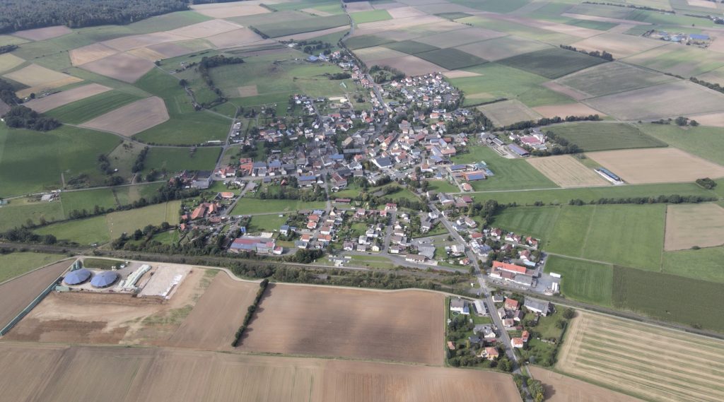 Luftaufnahme Zell (Foto: Daniel Schäfer, 2021)