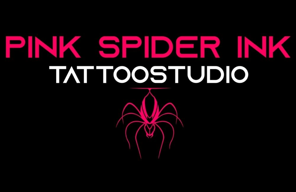 Pink Spider Ink Tattoos