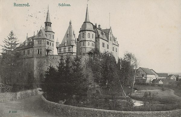 Ansichtskarte Schloss Romrod von Gruss-aus-Romrod.de