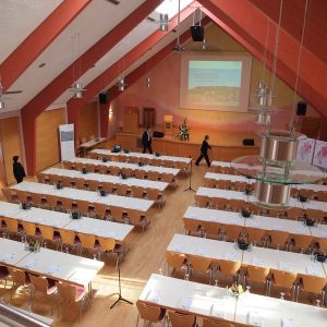 Bürgerhaus Romrod: Konferenzbestuhlung