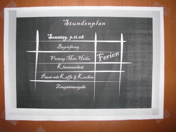 100 Jahre Schule Strebendorf: Zeugnisausgabe