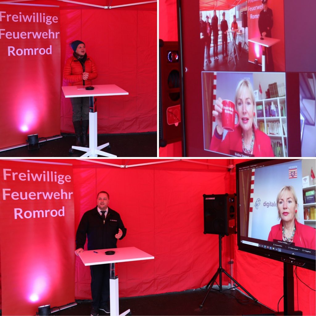 Förderbescheid "Ehrenamt digitalisiert" FFW Romrod