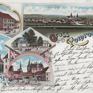 Historische Postkarte Romrod (Abbildung: Gruss-aus-Romrod.de)