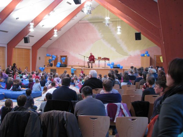 Kinderkonzert mit dem Liedermacher Fredrik Vahlein Romrod im Januar 2012