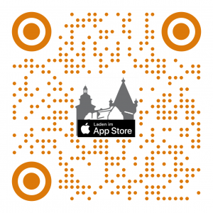QR-Code für den Download der Romrod-App für iOS (Apple)