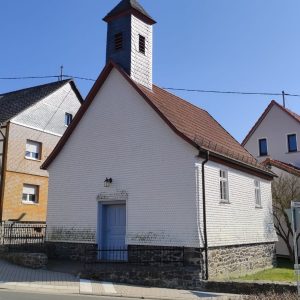 Strebendorf Kirche (März 2022, Foto: Melanie Merte)