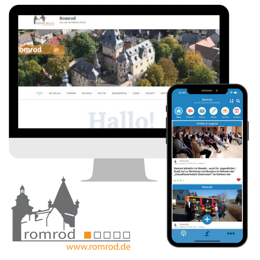 Romrod.de: Website & App