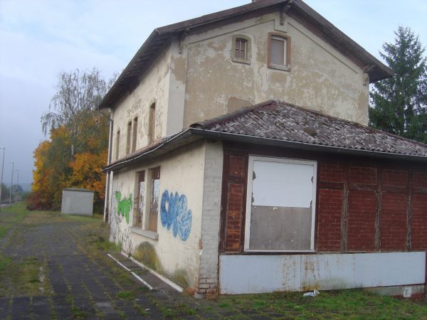 2009-02 - Abriss Bahnhof Romrod-Zell - 04