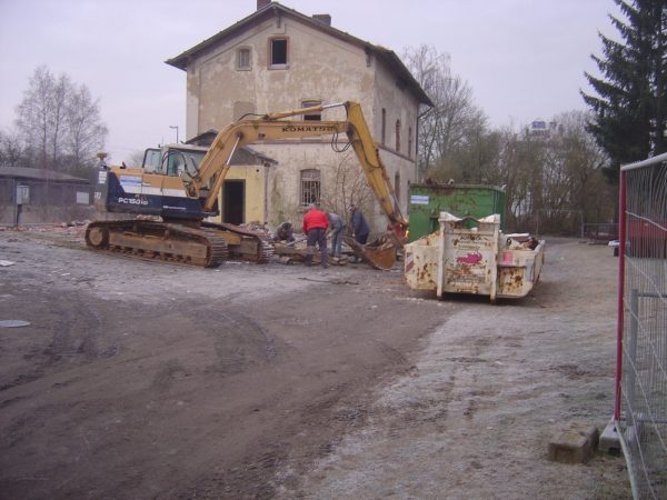 2009-02 - Abriss Bahnhof Romrod-Zell - 06