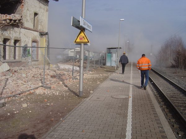 2009-02 - Abriss Bahnhof Romrod-Zell - 14