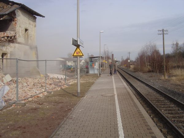 2009-02 - Abriss Bahnhof Romrod-Zell - 18
