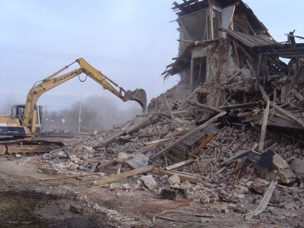 2009-02 - Abriss Bahnhof Romrod-Zell - 19