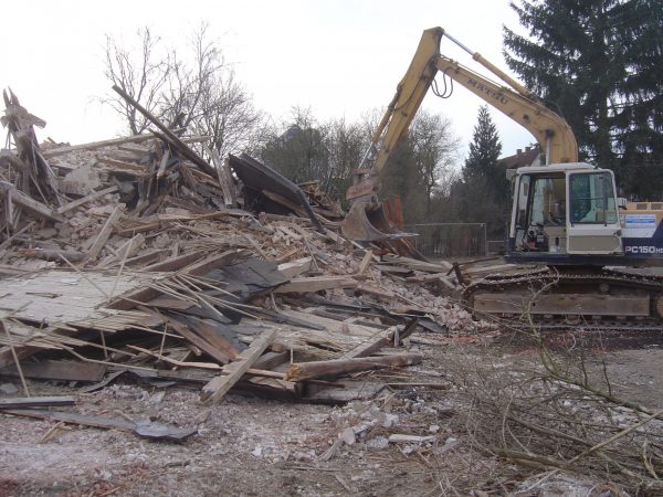 2009-02 - Abriss Bahnhof Romrod-Zell - 30