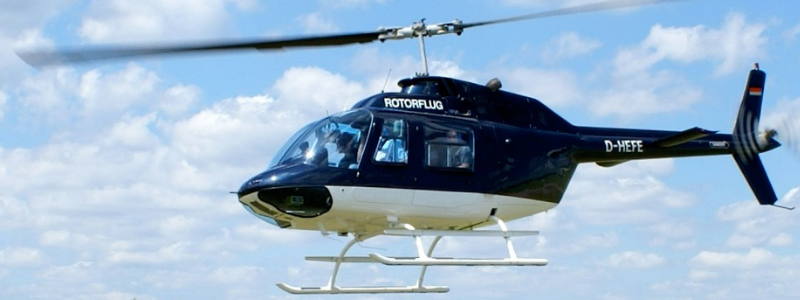 DRK Romrod Hubschrauber-Rundflug