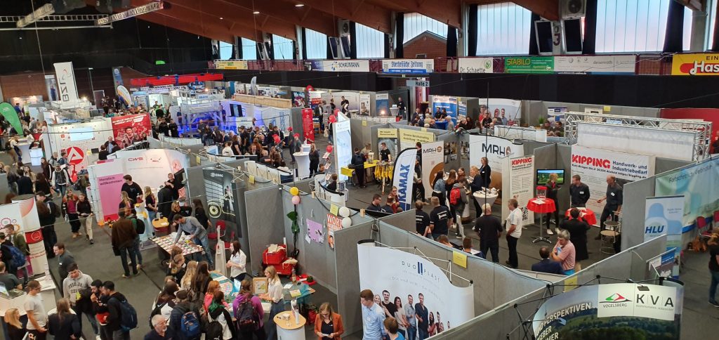 Ausbildungsmesse Marktplatz Ausbildung 2019 in der Hessenhalle Alsfeld