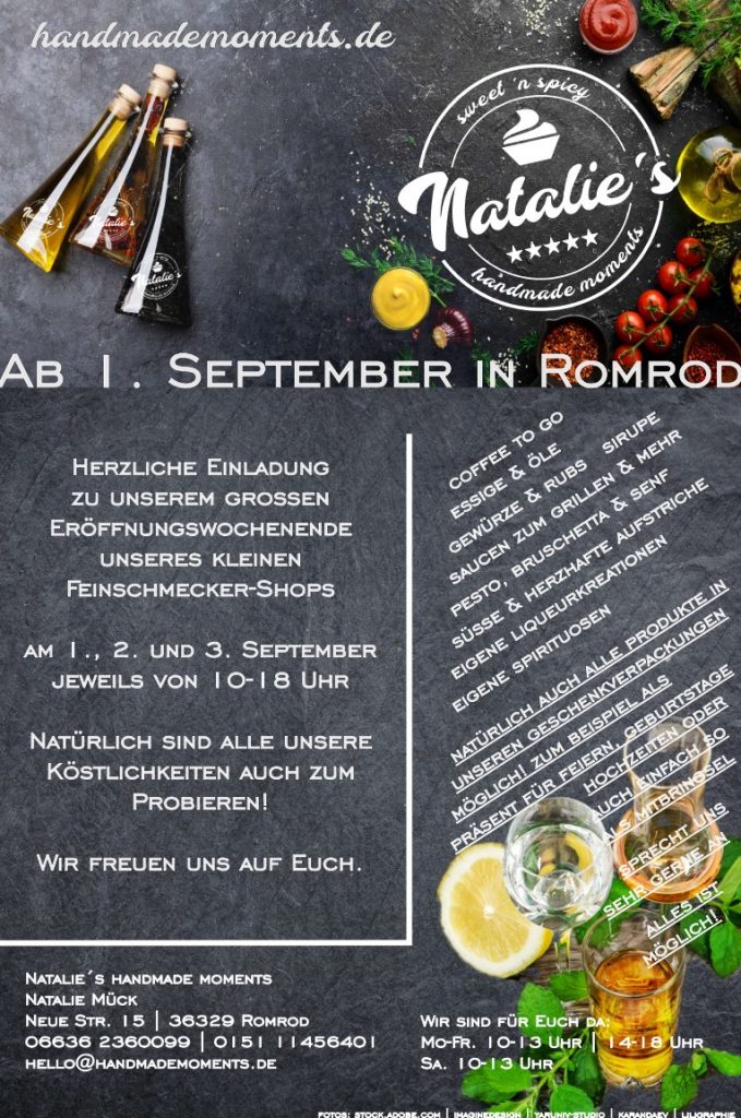 Eröffnung Natalie's handmade moments in Romrod (September 2022)