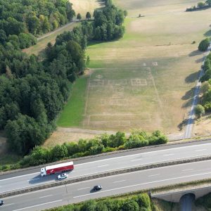 Freigelegte Grundmauern des Jägertal bei Romrod-Zell 2022 - 03