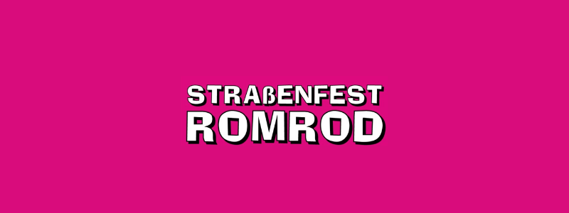 Straßenfest Romrod (Logo) - 800x300