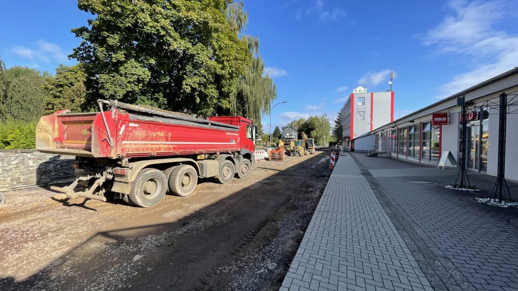 Baumaßnahme Zeller Straße Romrod (September 2022) - 1