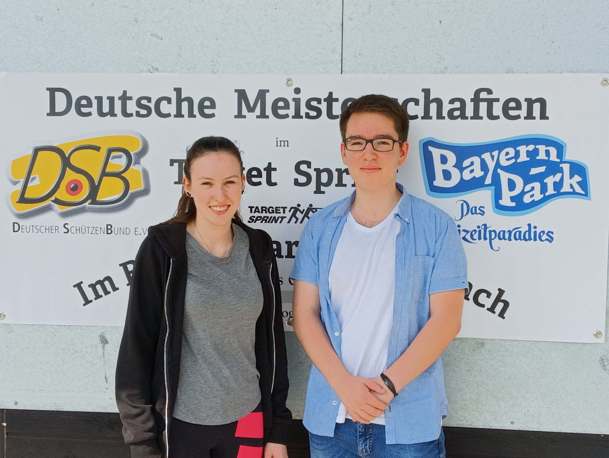 Daniela Schäfer & Bastian Wehr vom Schützenverein Ober Breidenbach bei den Deutschen Meisterschaften 2022