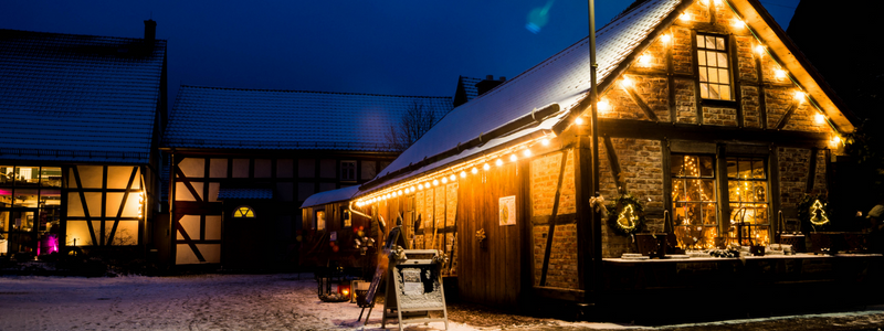 Weihnachtsmarkt Romrod, Alte Schmiede (Foto Niklas Mönke)