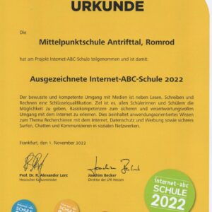 2022-11 - Romröder Grundschule als Internet-ABC-Schule ausgezeichnet - 03