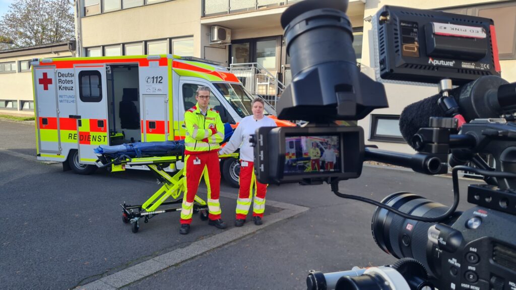 TV-Sender ARTE begleitet Rettungsdienst im Vogelsbergkreis 01 (November 2022)