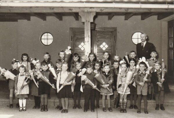 1954 - Schule Romrod - Einschulung