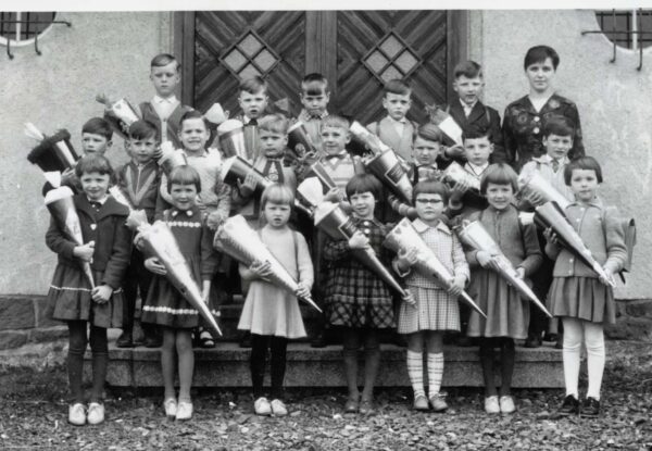 1961 - Schule Romrod - Einschulung