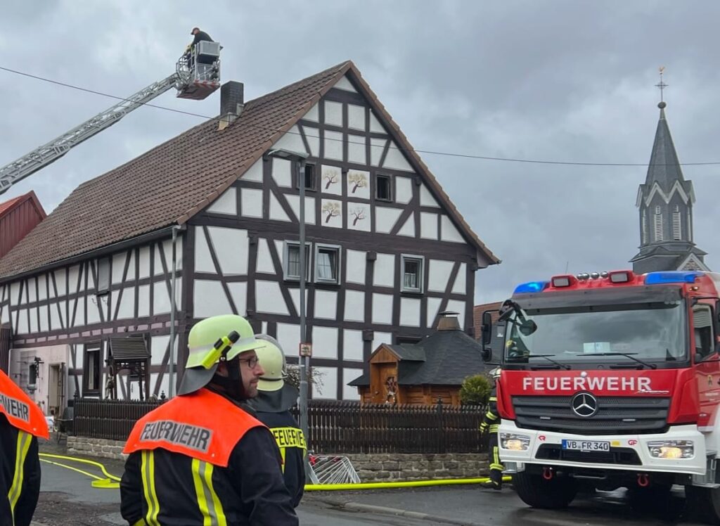 Kaminbrand in Ober-Breidenbach