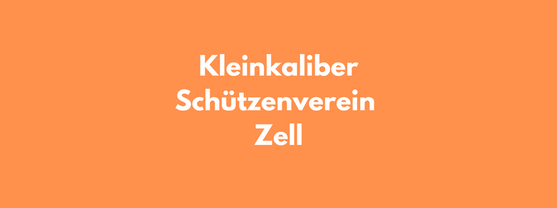 Kleinkaliber Schützenverein Zell 800x300