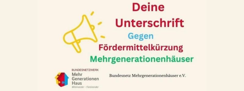 2023-07 - Petition gegen Mittelkürzung der MGHs