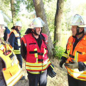 Feuerwehr Romrod trainierte Ablöschen eines Wald- und Wiesenbrandes (Juli 2023)