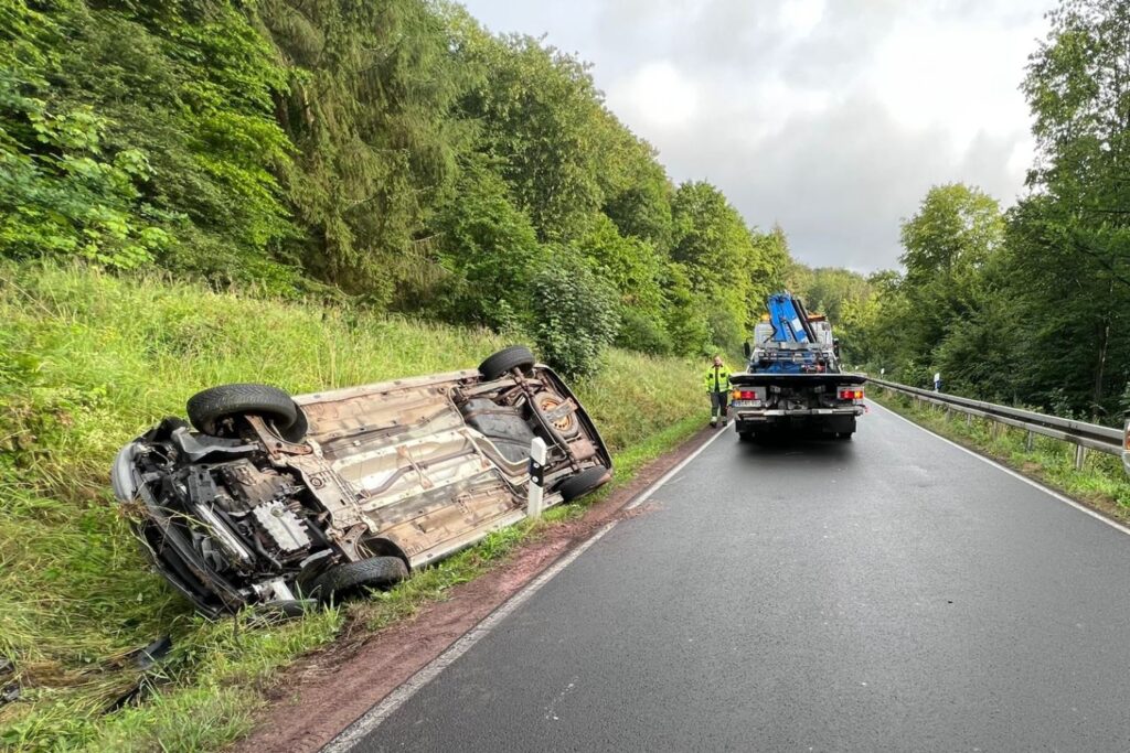 Verkehrsunfall Schellnhausen 5. Juli 2023