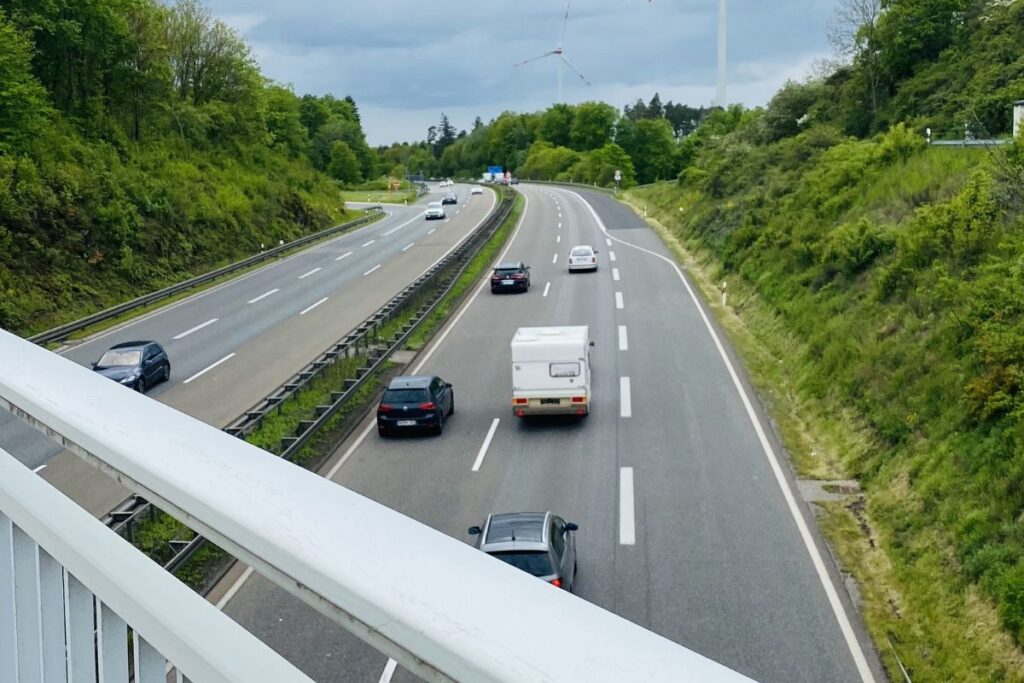 Bundesautobahn A5 bei Alsfeld-West (Foto: Thomas Liebau)