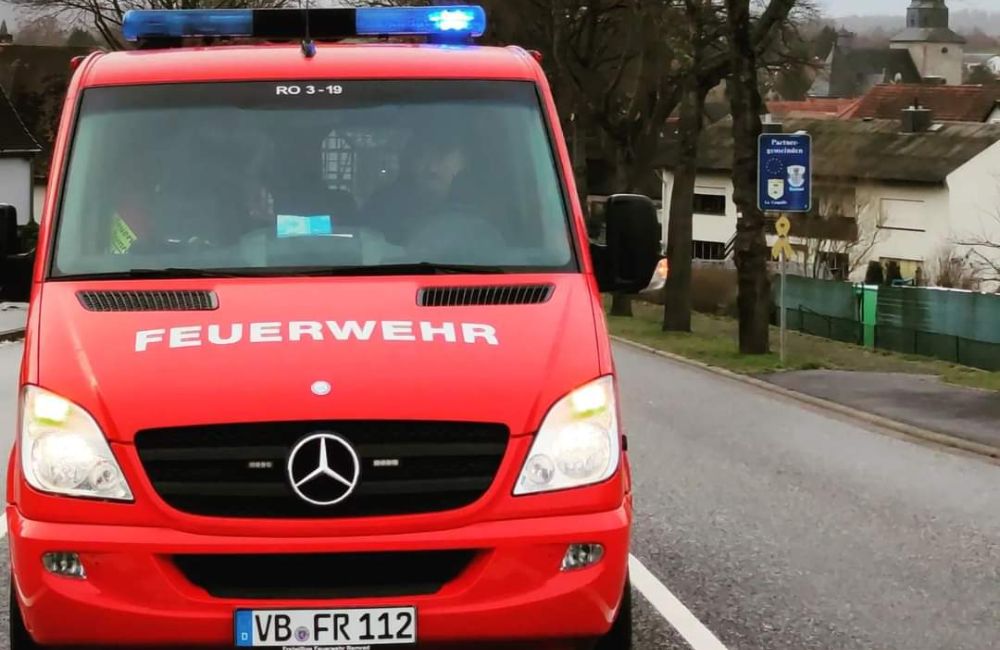 Fahrzeug der Feuerwehr Romrod