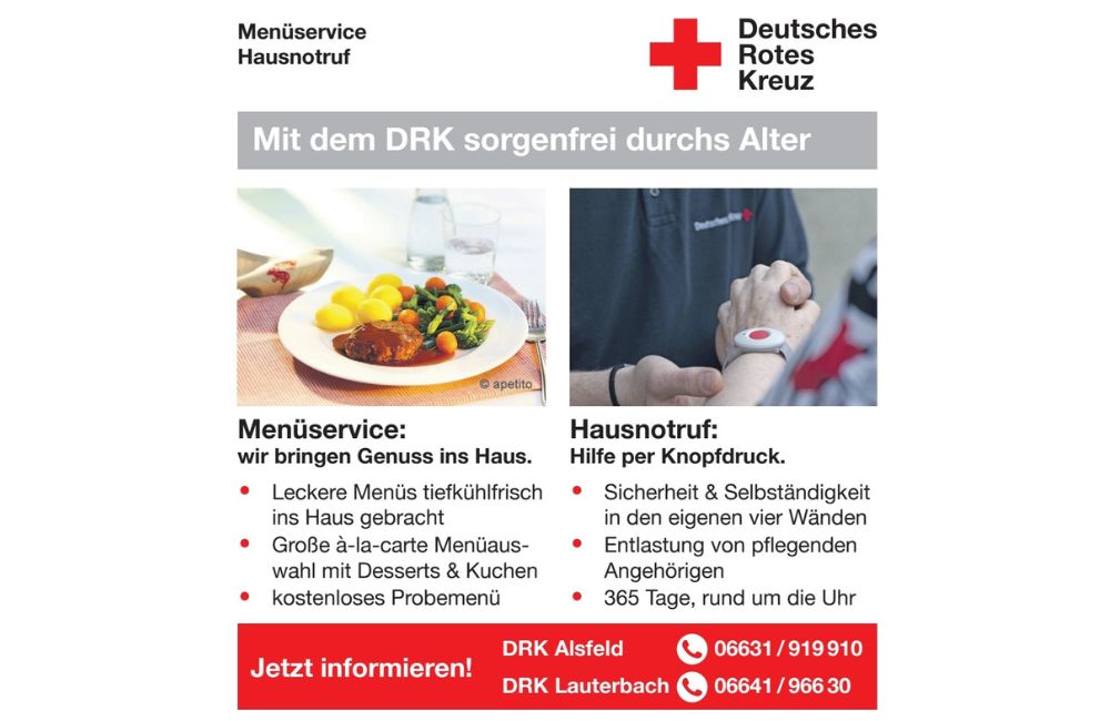 DRK Menüservice und Hausnotruf