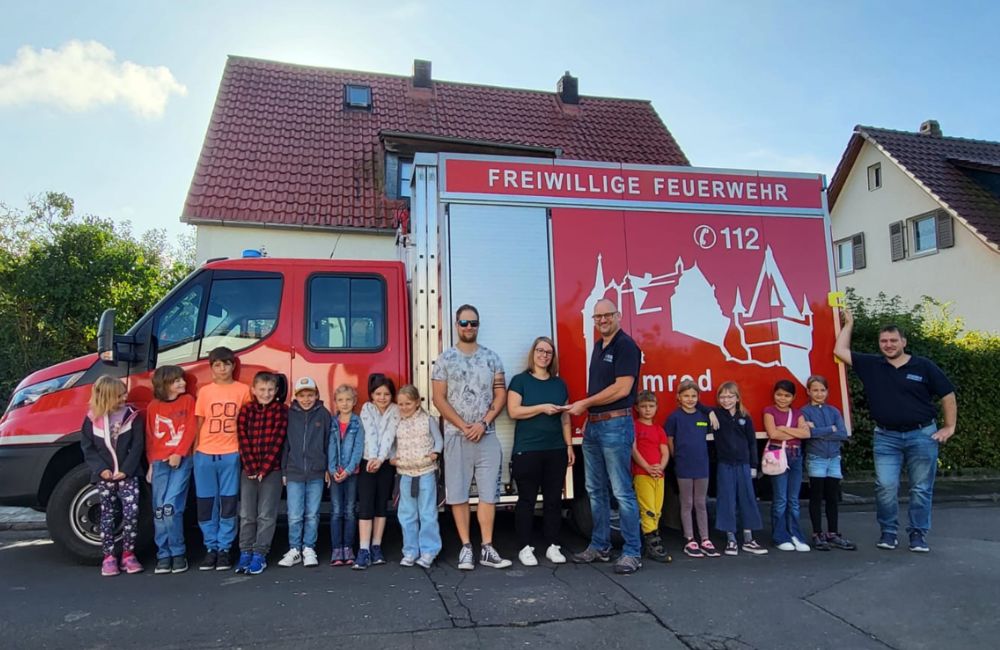 Feuerwehr Ober-Breidenbach unterstützt die Kinderfeuerwehr Romrod (Oktober 2023)