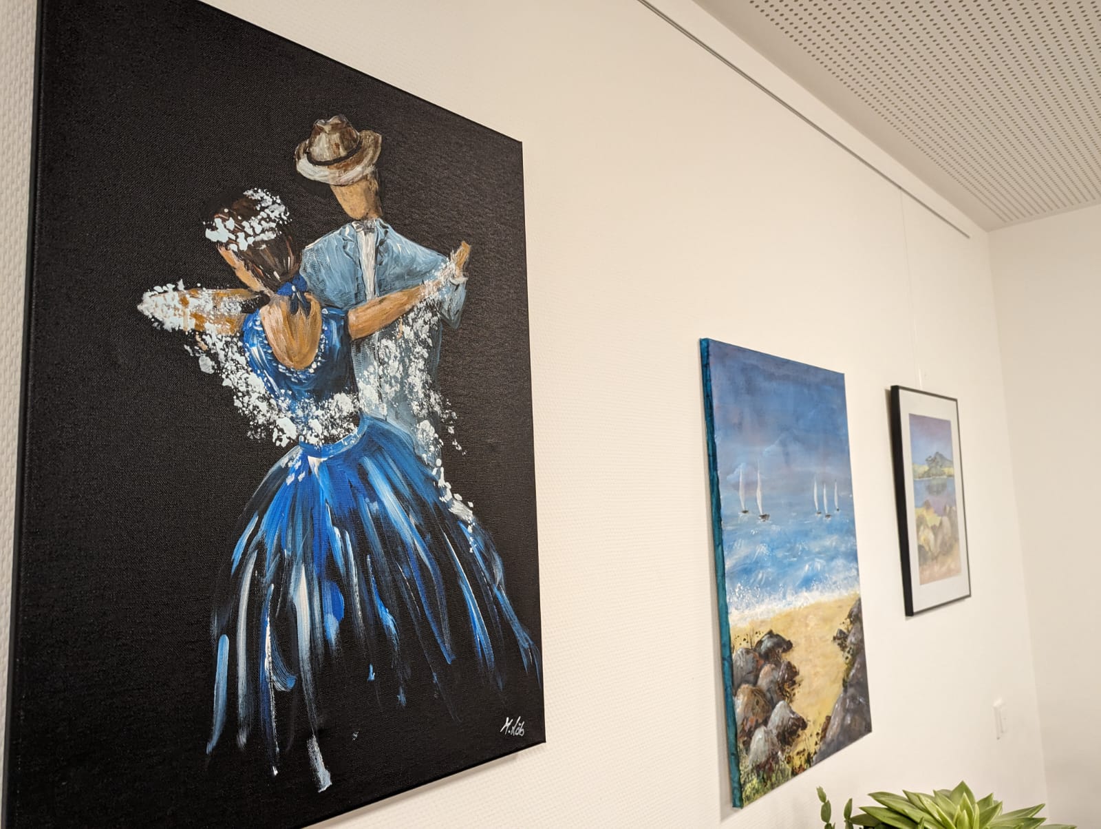 2023-11 - Malgruppe Farbspiel mit farbenfroher Ausstellung im Haus Schlossblick - 1