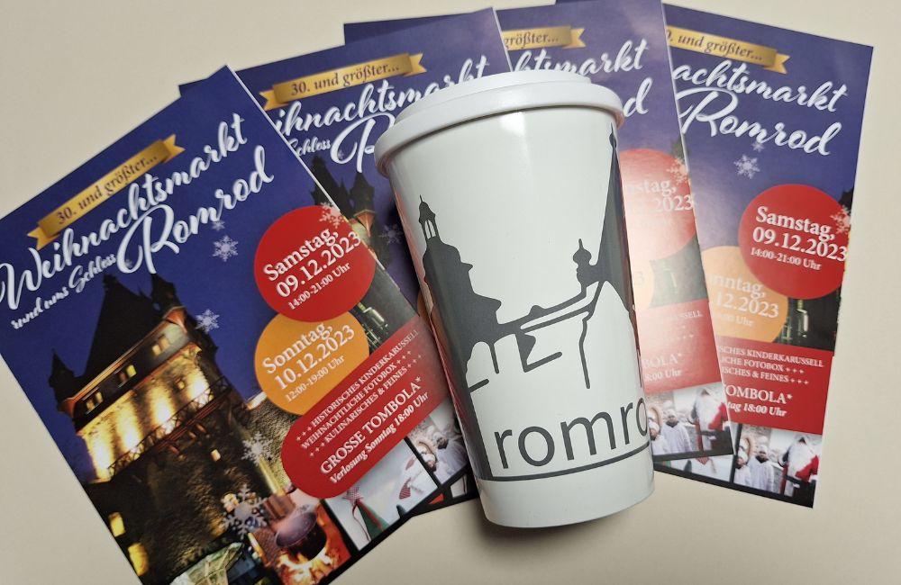 Romrod-Becher für Weihnachtsmarkt 2023