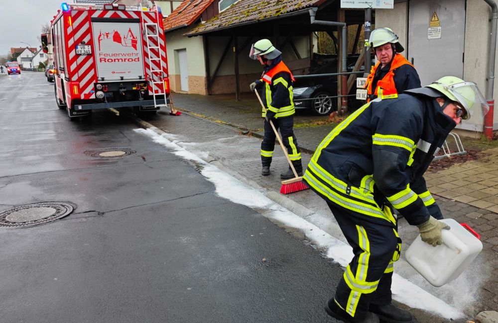 2024-02 - Ölspur in Romrod verursachte Feuerwehreinsatz am Sonntagmittag