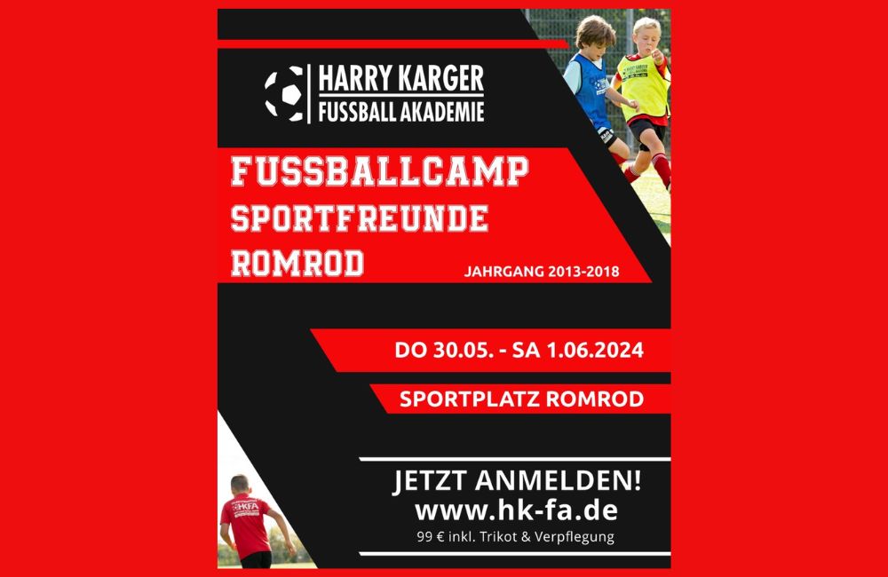Jugend-Fussballcamp der SportFreunde Romrod (3 Tage) 2024