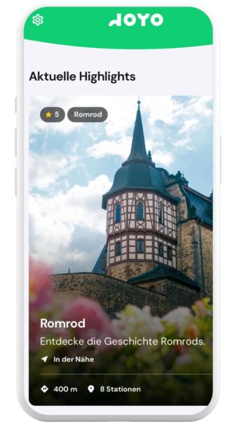 Romrod erkunden mit der doyo-App - Virtuelle Stadtführung - 1