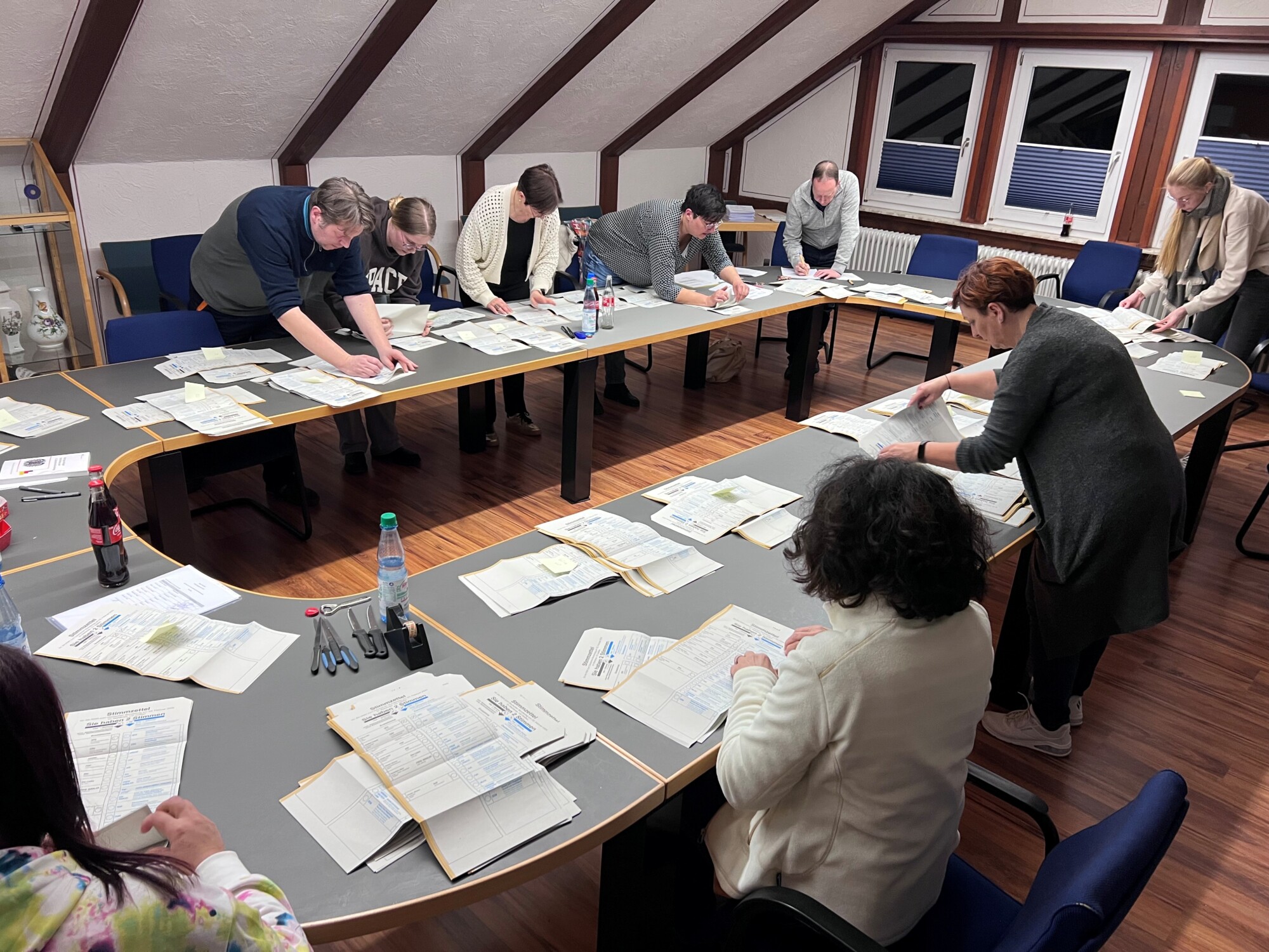 2025-02 - Bundestagswahl Romrod - Romrod - Auszählung