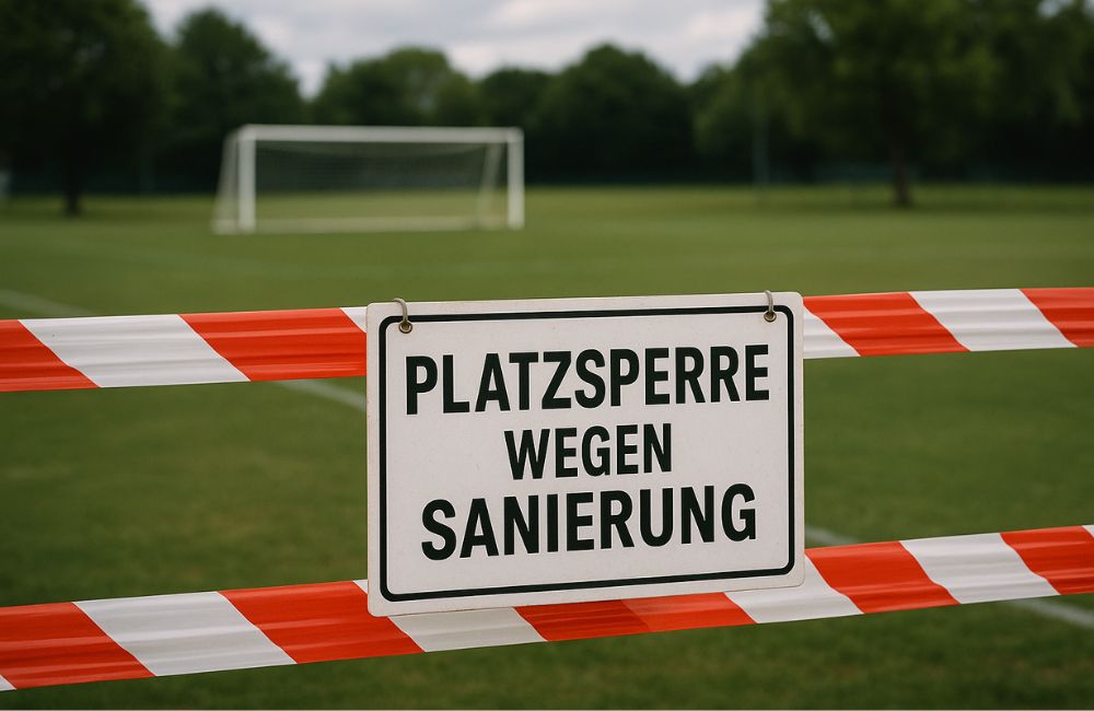 2025-04 - Generalsanierung - Sportplatz Romrod wird einige Wochen gesperrt
