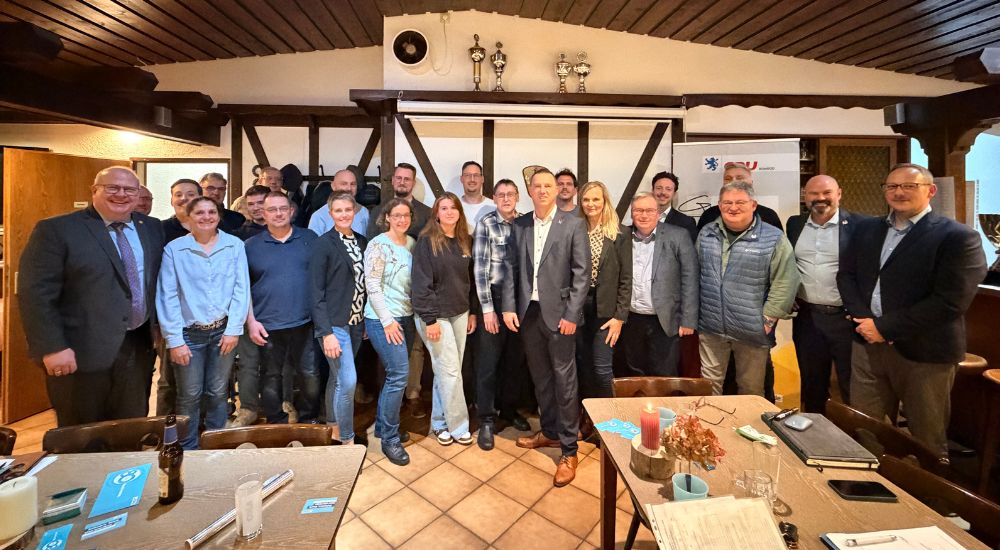 Der Vorstand der CDU Romrod und die Kandidatinnen und Kandidaten für die Kommunalwahl im März 2026